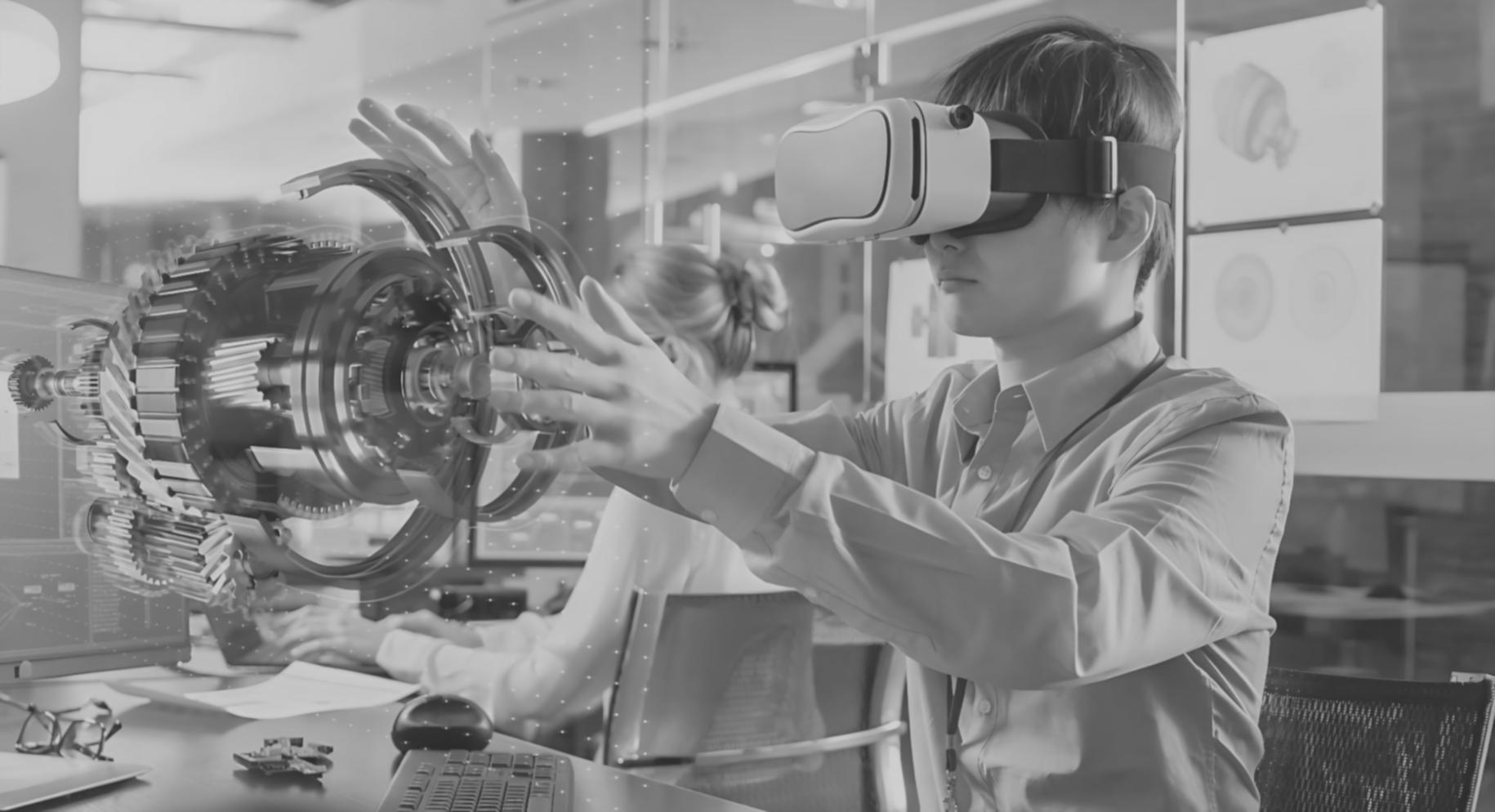 Collaborative VR development session